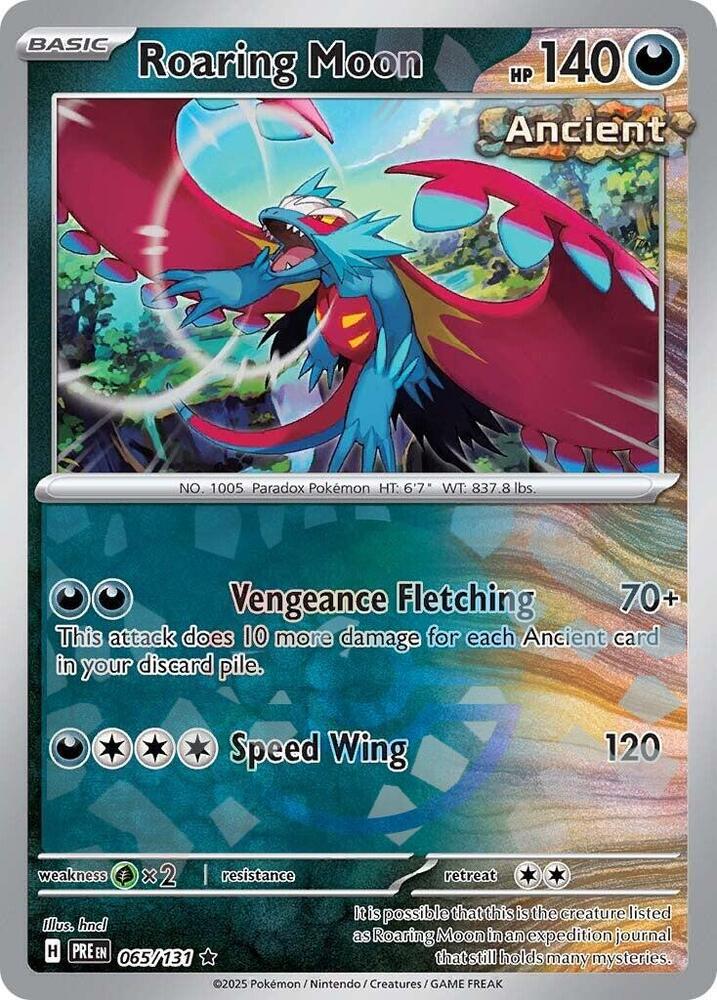 Roaring Moon 065/181 Poke Ball - Monster Mart - Pokémon Cards Australia