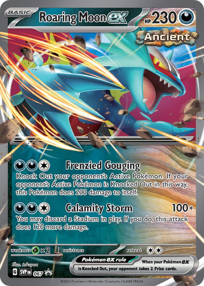 Roaring Moon EX 067 - Monster Mart - Pokémon Cards Australia