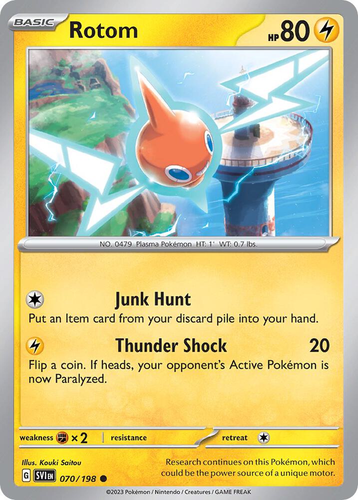 Rotom 070/198 Cosmos Holo - Monster Mart - Pokémon Cards Australia