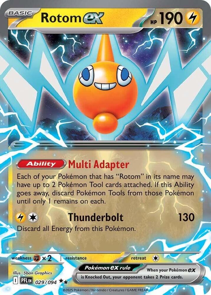 Rotom EX 029/094 - Monster Mart - Pokémon Cards Australia