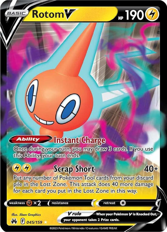 Rotom V 045/159 - Monster Mart - Pokémon Cards Australia