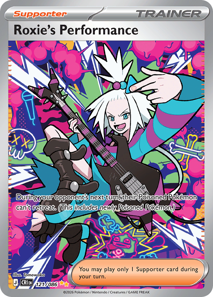 Roxie's Performance 121/086 - Monster Mart - Pokémon Cards Australia