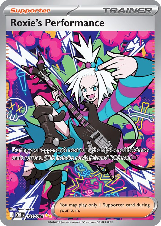 Roxie's Performance 121/086 - Monster Mart - Pokémon Cards Australia