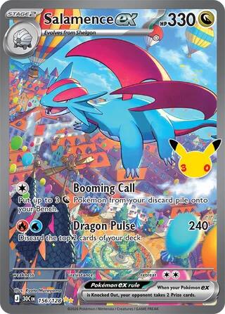 Salamence EX 156/128 - Monster Mart - Pokémon Cards Australia