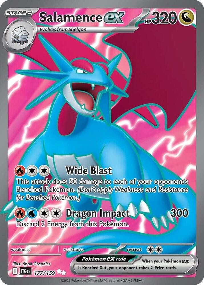 Salamence EX 177/159 - Monster Mart - Pokémon Cards Australia