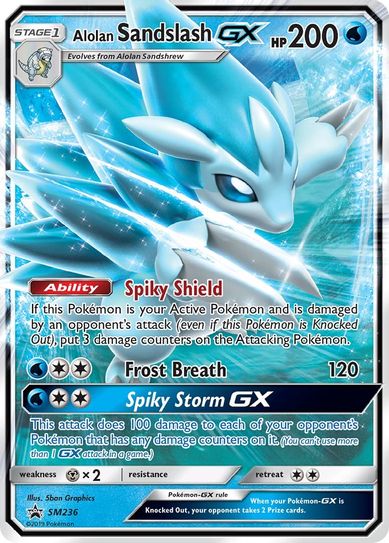 Sandslash GX SM236 - Monster Mart - Pokémon Cards Australia