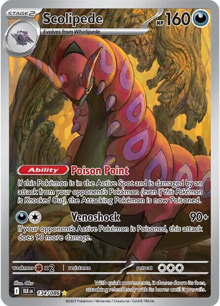 Scolipede 134/086 - Monster Mart - Pokémon Cards Australia