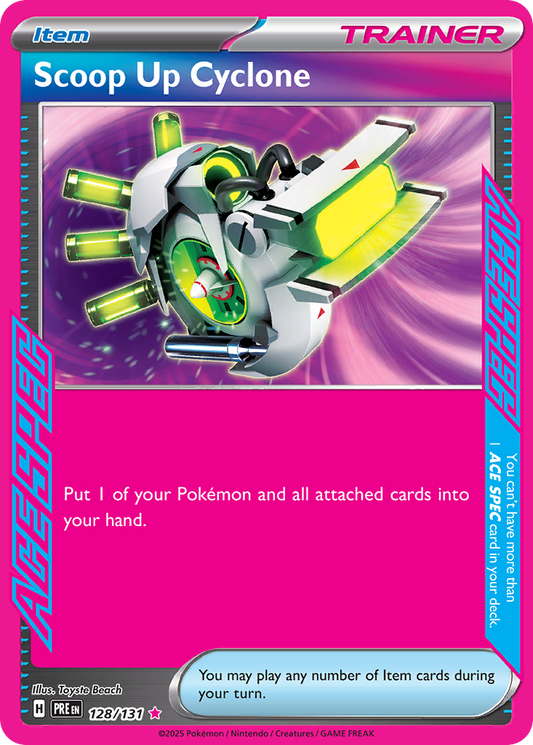 Scoop Up Cyclone 128/131 - Monster Mart - Pokémon Cards Australia