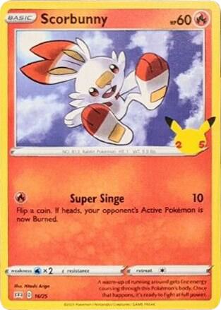 Scorbunny 16/25 - Monster Mart - Pokémon Cards Australia