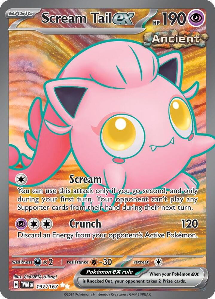 Scream Tail EX 197/167 - Monster Mart - Pokémon Cards Australia