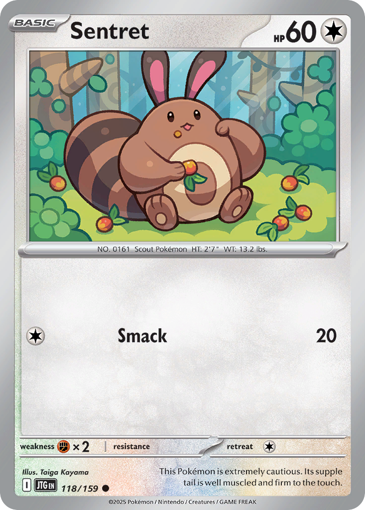 Sentret Reverse Holo 118/159 - Monster Mart - Pokémon Cards Australia