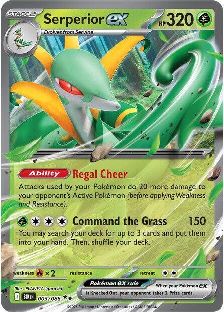 Serperior EX 003/086 - Monster Mart - Pokémon Cards Australia
