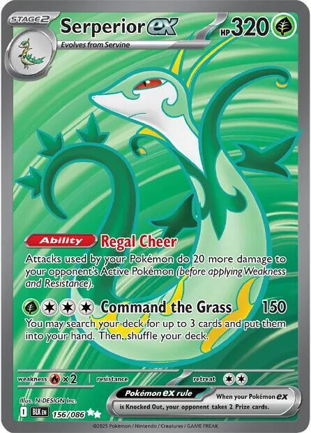 Serperior EX 156/086 - Monster Mart - Pokémon Cards Australia