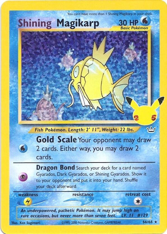 Shining Magikarp 66/64 - Monster Mart - Pokémon Cards Australia