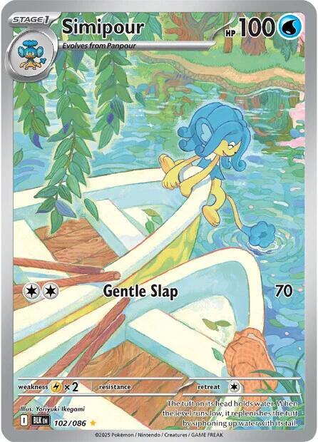 Simipour 102/086 - Monster Mart - Pokémon Cards Australia