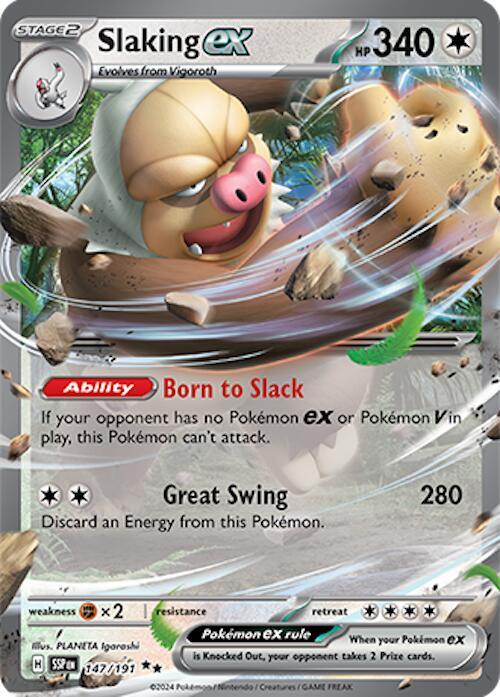 Slaking EX 147/191 - Monster Mart - Pokémon Cards Australia