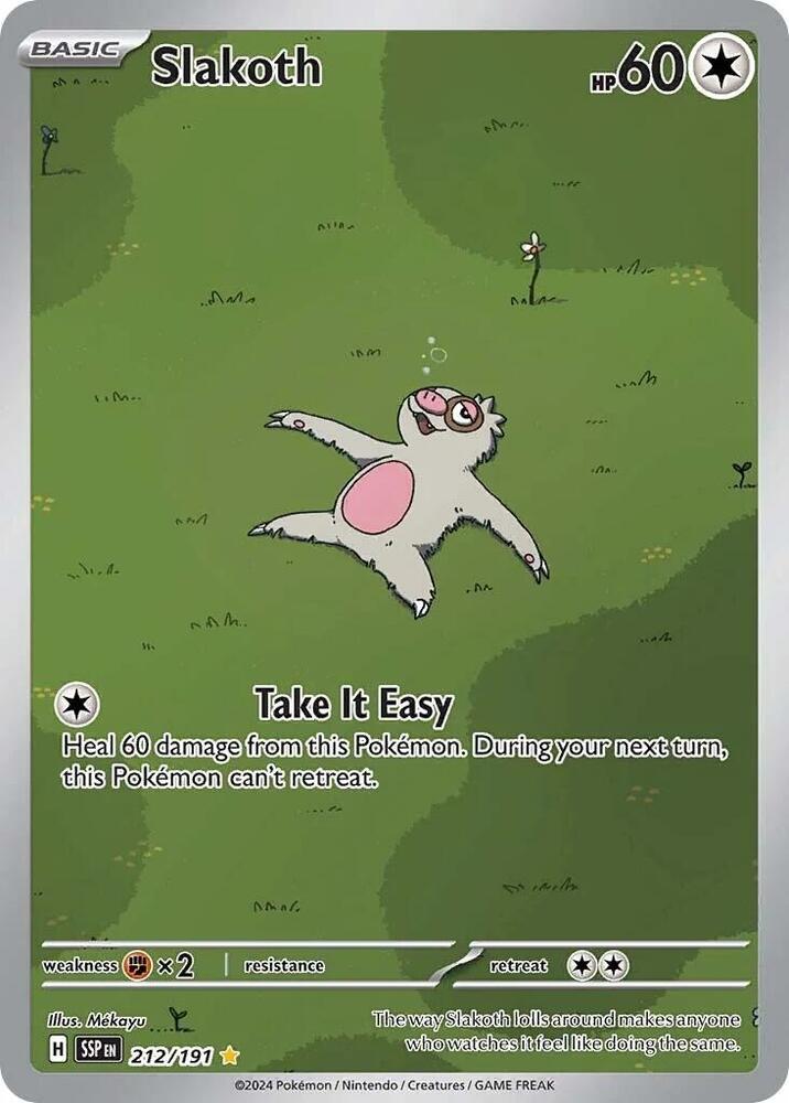 Slakoth 212/191 - Monster Mart - Pokémon Cards Australia