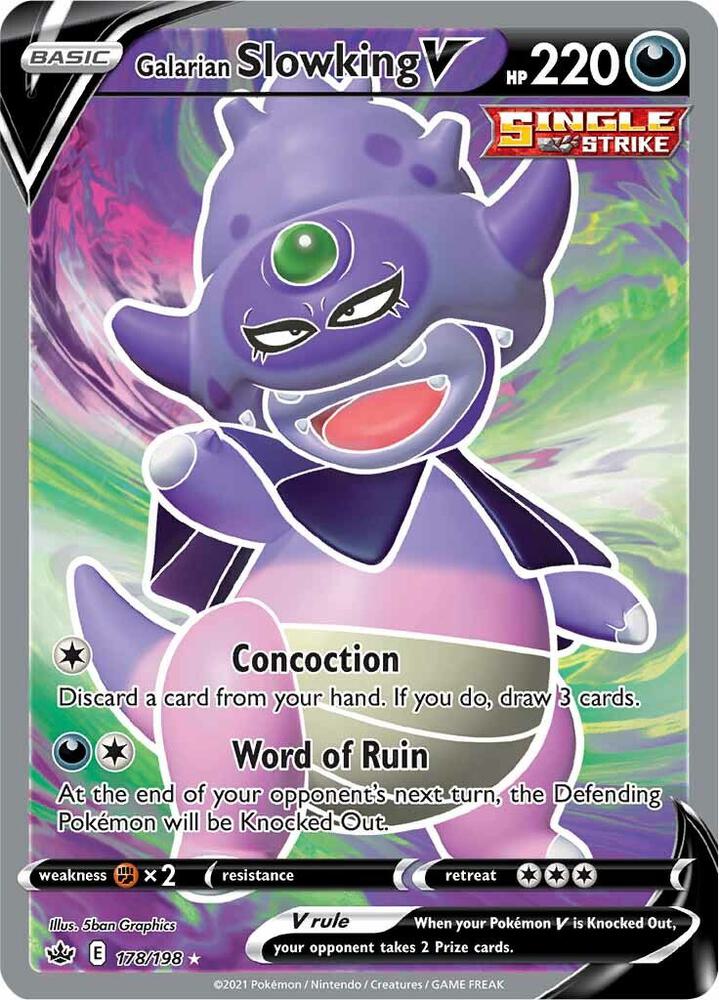 Slowking V 178/198 - Monster Mart - Pokémon Cards Australia
