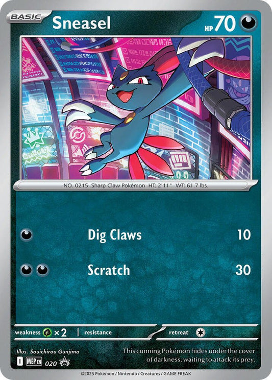 Sneasel 020 - Monster Mart - Pokémon Cards Australia