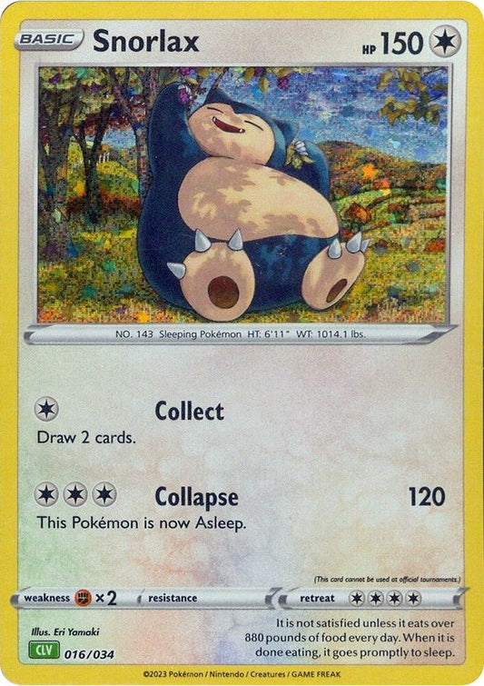 Snorlax 016/034 (CLV) - Monster Mart - Pokémon Cards Australia