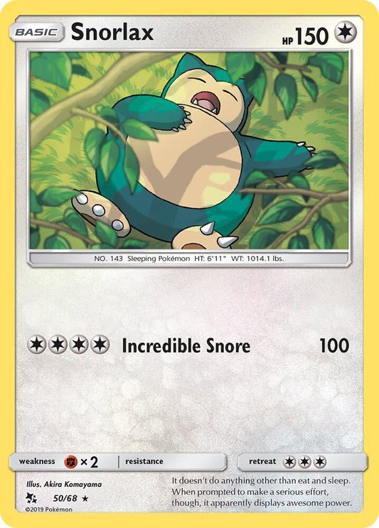 Snorlax Reverse Holo 50/68 - Monster Mart - Pokémon Cards Australia