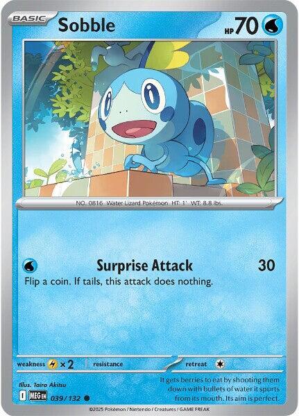 Sobble Reverse Holo 039/132 - Monster Mart - Pokémon Cards Australia