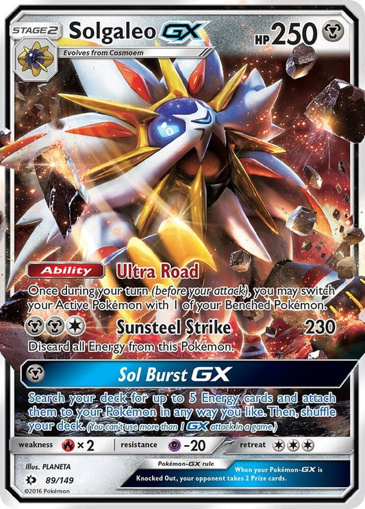 Solgaleo GX 89/149 - Monster Mart - Pokémon Cards Australia