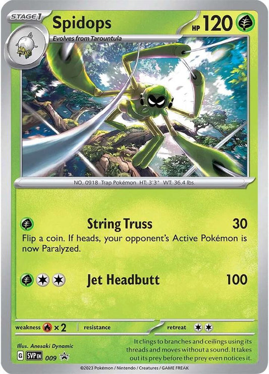 Spidops 009 Cosmos Holo - Monster Mart - Pokémon Cards Australia