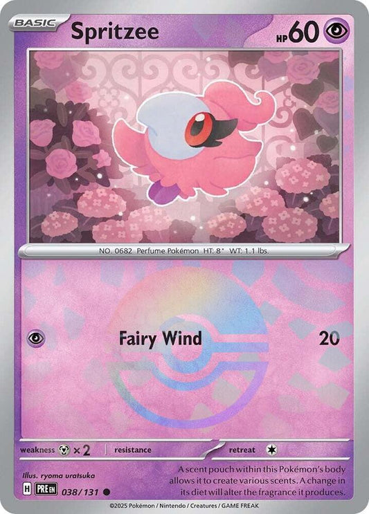 Spritzee 038/131 Poke Ball - Monster Mart - Pokémon Cards Australia