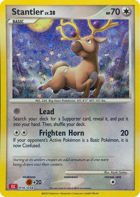 Stantler 016/034 (CLC) - Monster Mart - Pokémon Cards Australia