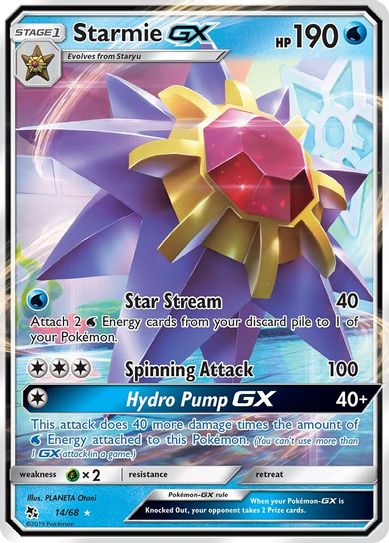 Starmie GX 14/68 - Monster Mart - Pokémon Cards Australia