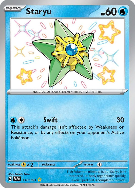 Staryu 118/091 - Monster Mart - Pokémon Cards Australia