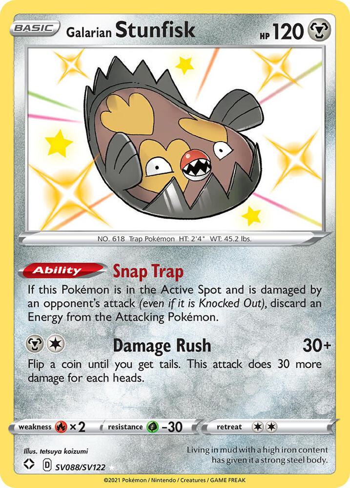 Stunfisk SV088/SV122 - Monster Mart - Pokémon Cards Australia