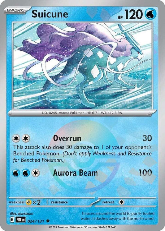 Suicune 024/131 Poke Ball - Monster Mart - Pokémon Cards Australia