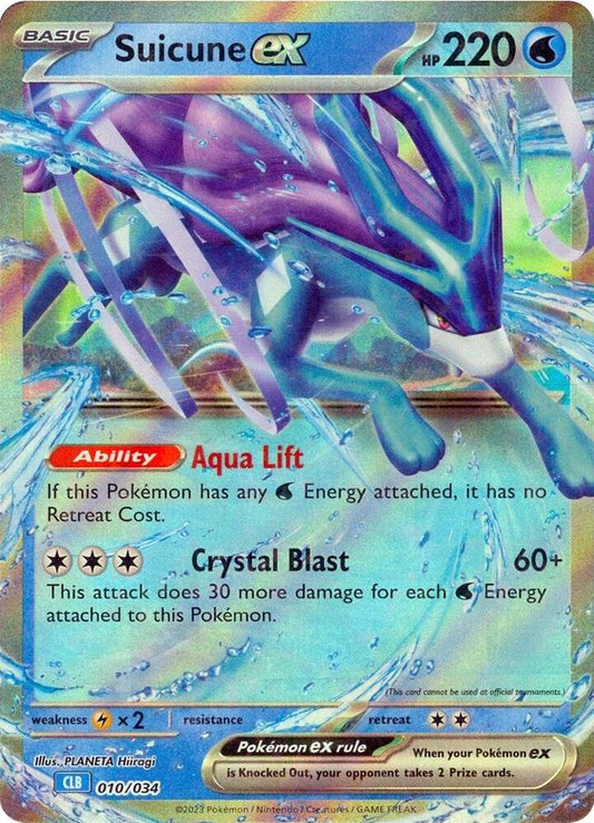 Suicune EX 010/034 (CLB) - Monster Mart - Pokémon Cards Australia