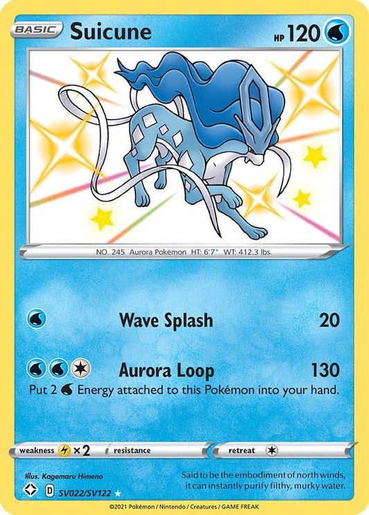 Suicune SV022/SV122 - Monster Mart - Pokémon Cards Australia
