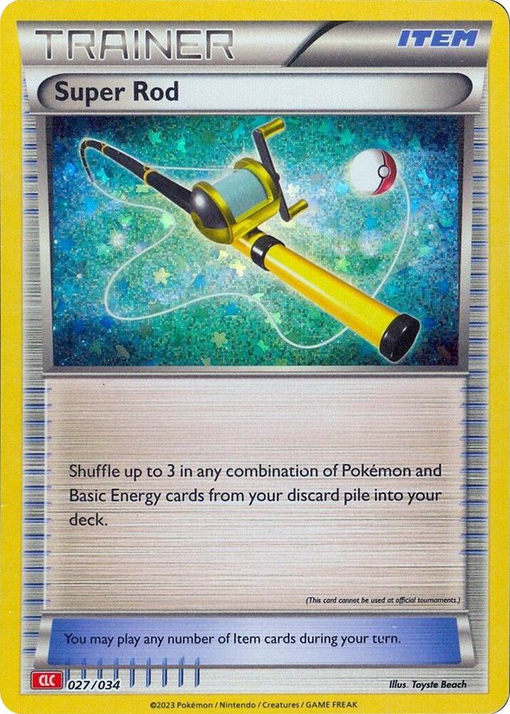 Super Rod 028/034 (CLC) - Monster Mart - Pokémon Cards Australia