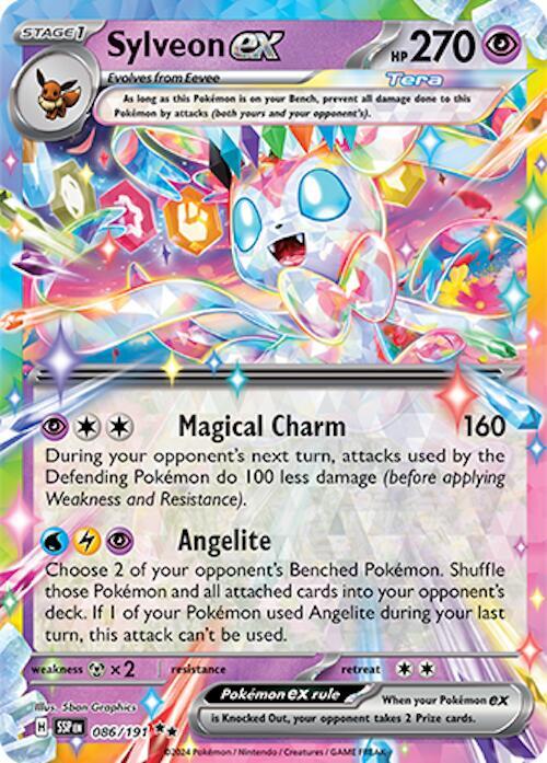 Sylveon EX 086/191 - Monster Mart - Pokémon Cards Australia
