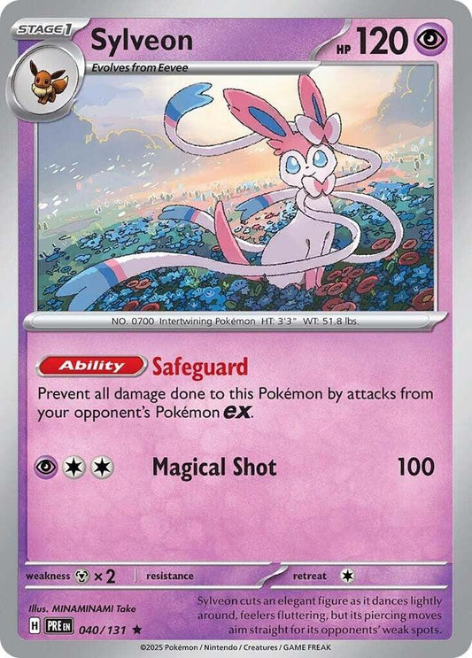 Sylveon Holo 040/131 - Monster Mart - Pokémon Cards Australia