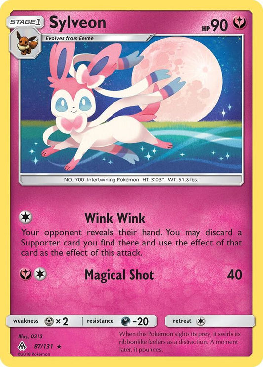 Sylveon Reverse Holo 87/131 - Monster Mart - Pokémon Cards Australia
