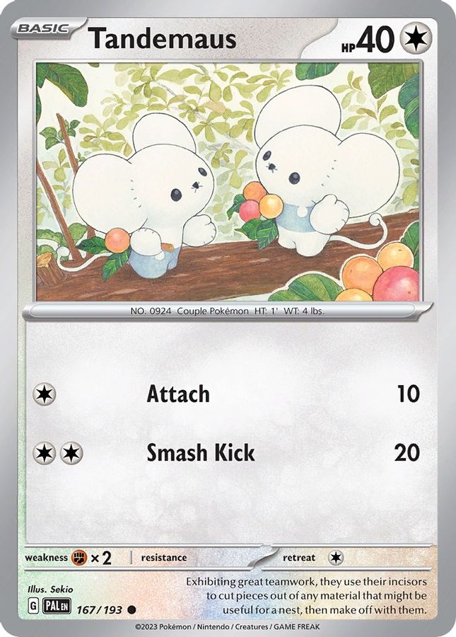 Tandemaus Cosmos Holo 167/193 - Monster Mart - Pokémon Cards Australia