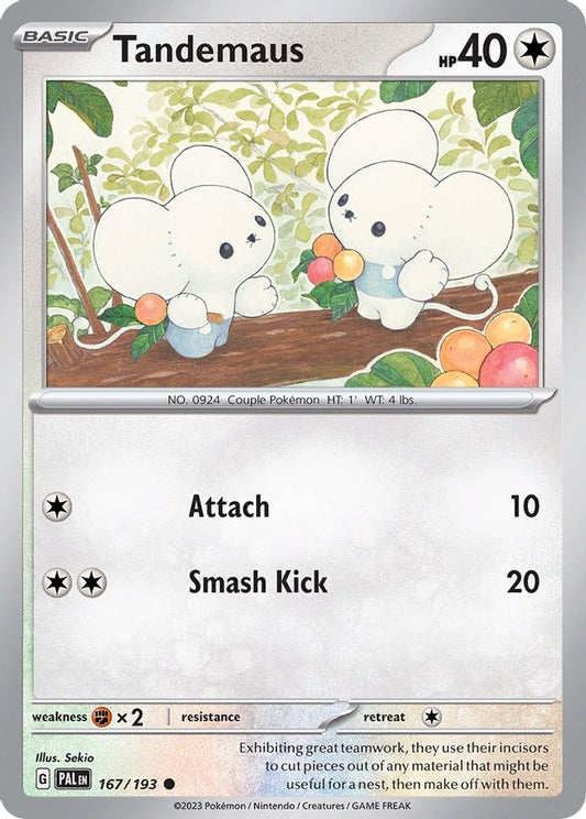 Tandemaus Cosmos Holo 167/193 - Monster Mart - Pokémon Cards Australia