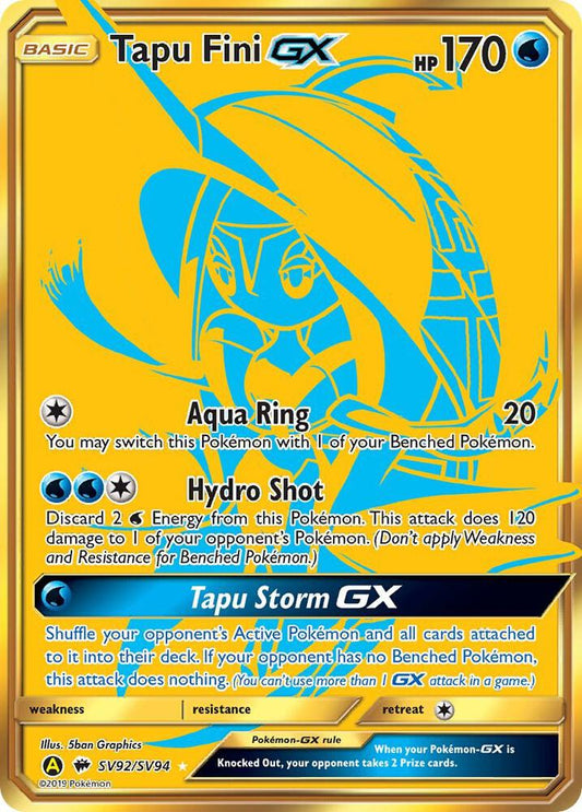 Tapu Fini GX SV92/SV94 - Monster Mart - Pokémon Cards Australia
