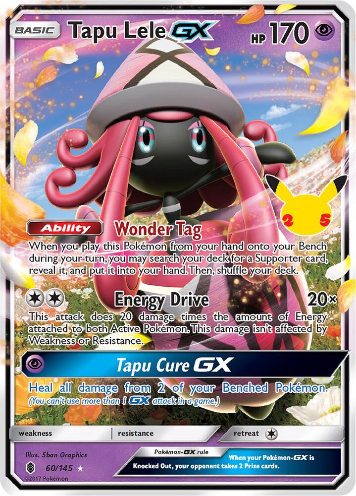 Tapu Lele GX 60/145 Celebrations - Monster Mart - Pokémon Cards Australia