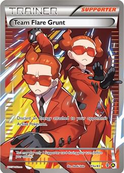 Team Flare Grunt 73a/83 - Monster Mart - Pokémon Cards Australia