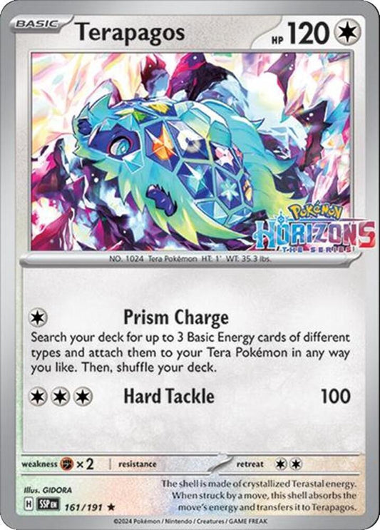 Terapagos 161 Stamped - Monster Mart - Pokémon Cards Australia