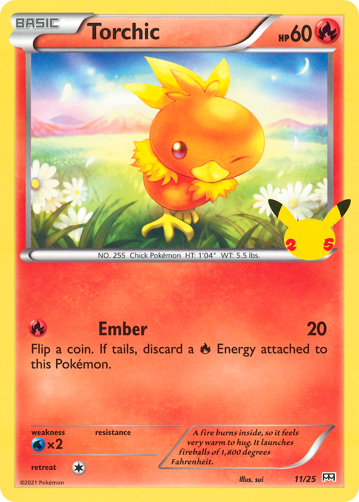 Torchic 11/25 - Monster Mart - Pokémon Cards Australia