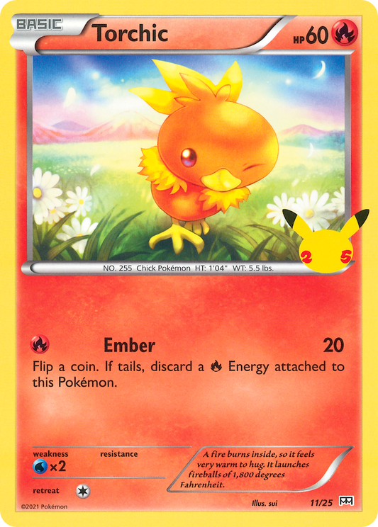 Torchic 11/25 - Monster Mart - Pokémon Cards Australia