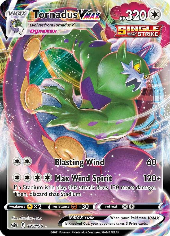Tornadus VMAX 125/198 - Monster Mart - Pokémon Cards Australia