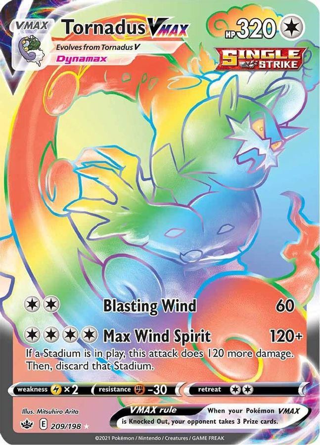 Tornadus VMAX 209/198 - Monster Mart - Pokémon Cards Australia